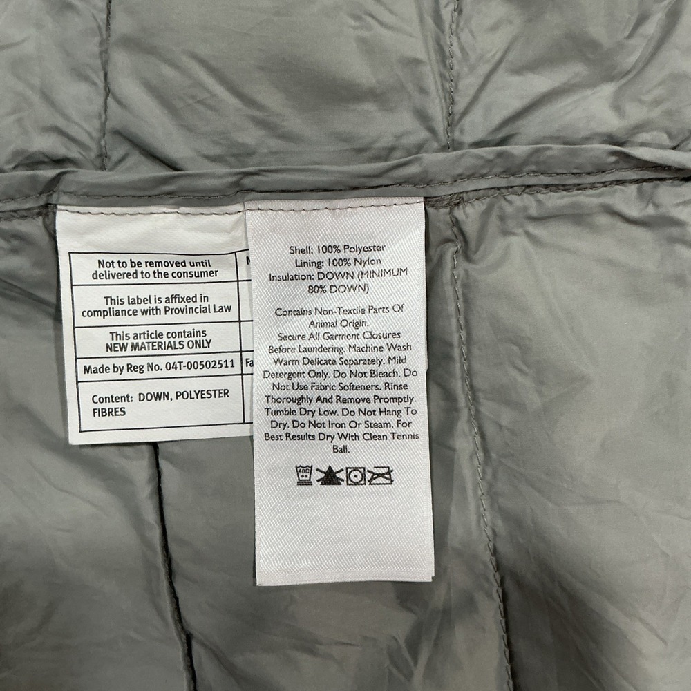 Eddie Bauer 650 Down Puffer Vest Womens Medium Gray Comfort Classic Logo Outdoor - Picture 11 of 13